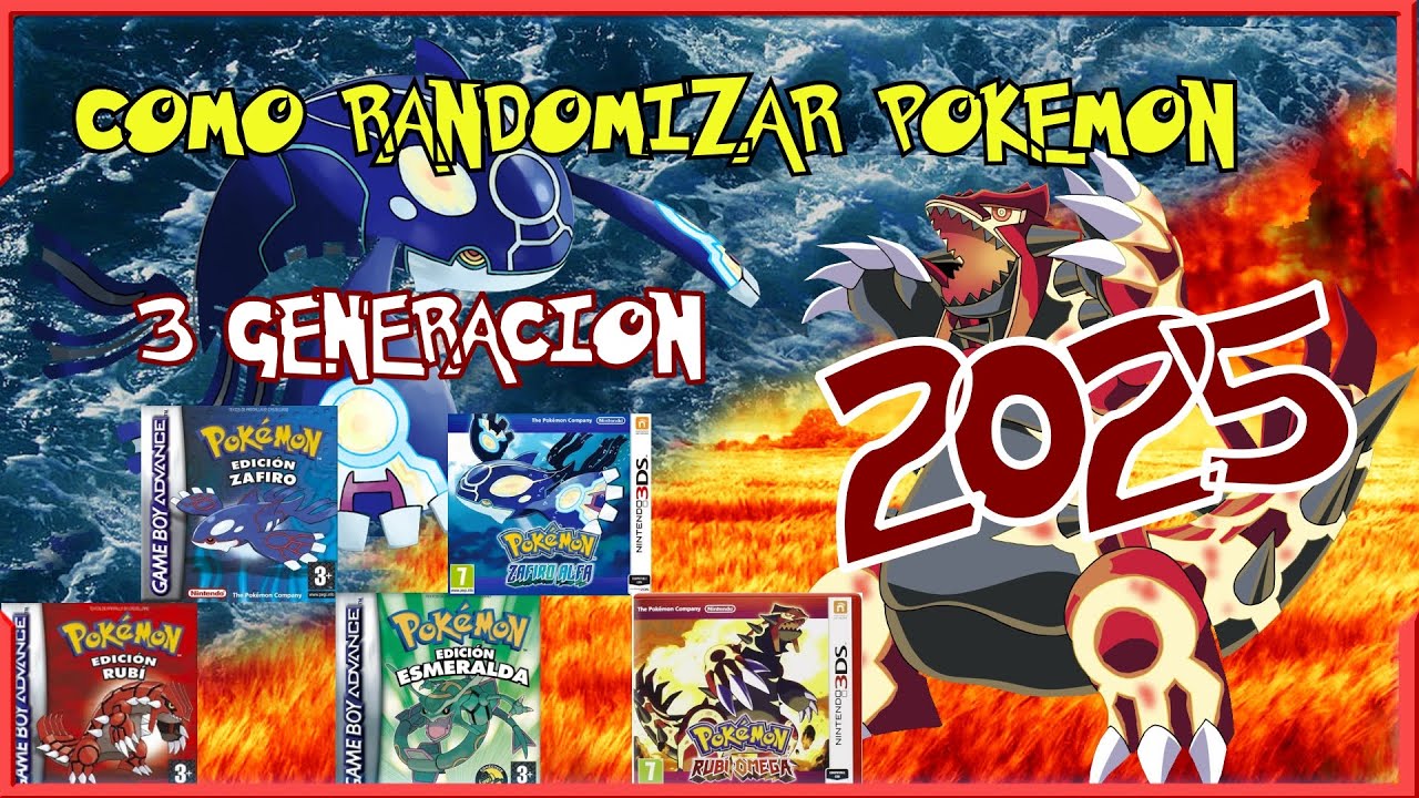 ✅✨Cómo RANDOMIZAR JUEGOS DE  POKÉMON de TERCERA GENERACIÓN FÁCIL y RÁPIDO EN 2025 ✨✅ -  TheTom7
