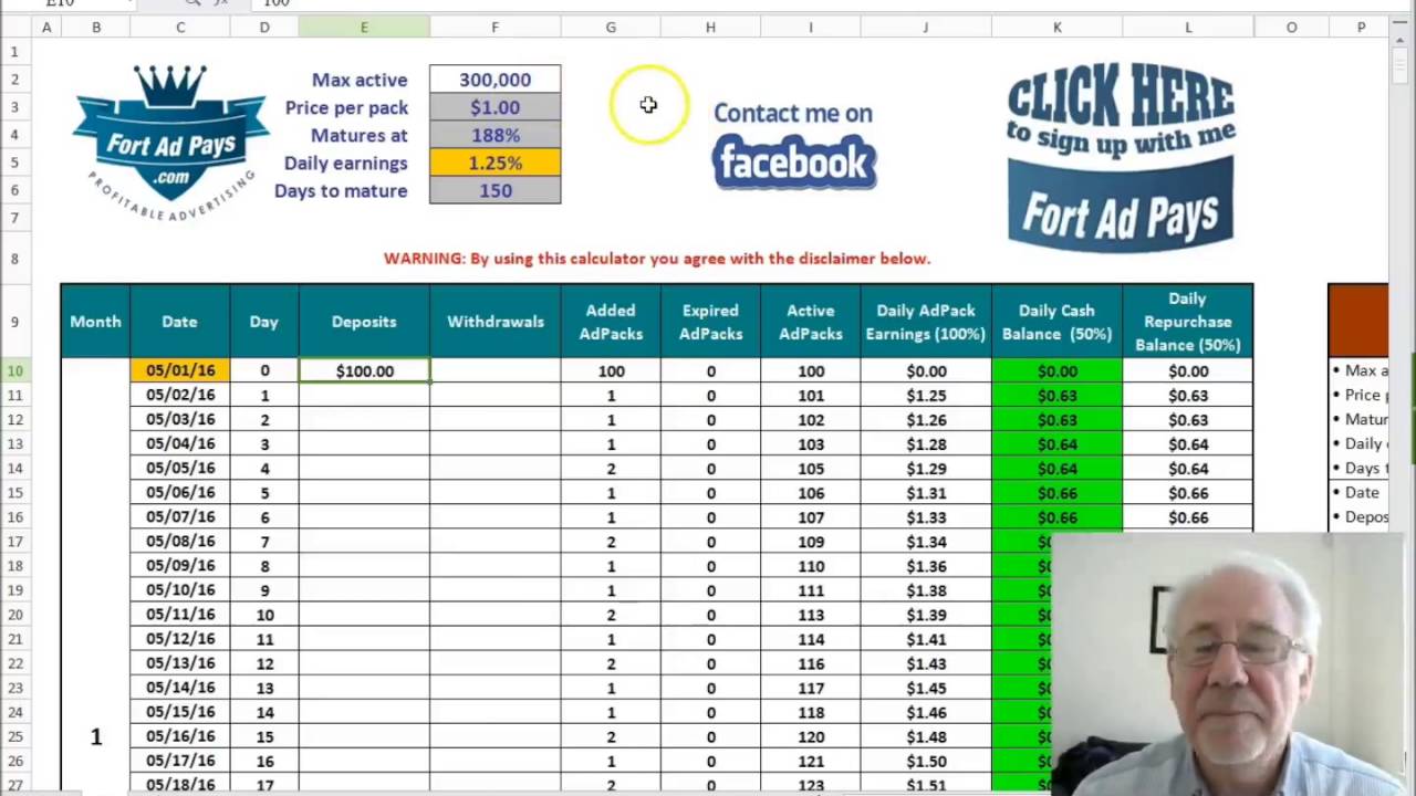 FAP REVIEW CALCULATOR IN 2016 with Michael Potter