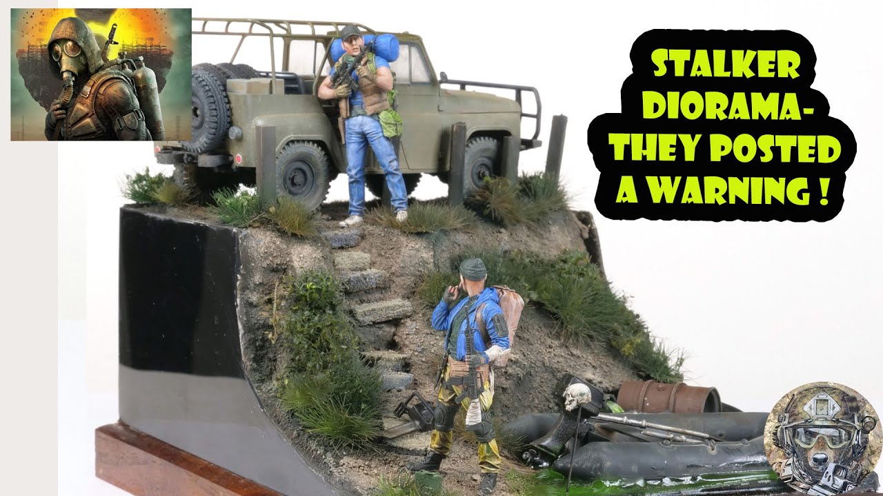 Диорама «Сталкер» в масштабе 1/35 — Они знают, что мы здесь!