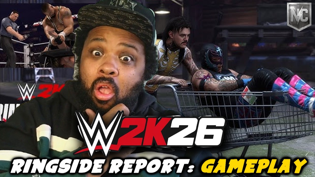 Реакция на игровой процесс WWE 2K26 Ringside Report!!! - Реакция Толстяка!