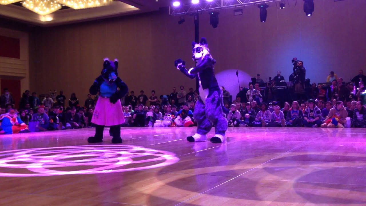 MFF 2014 Fursuit Dance Competition -20- Gale & Fenrir