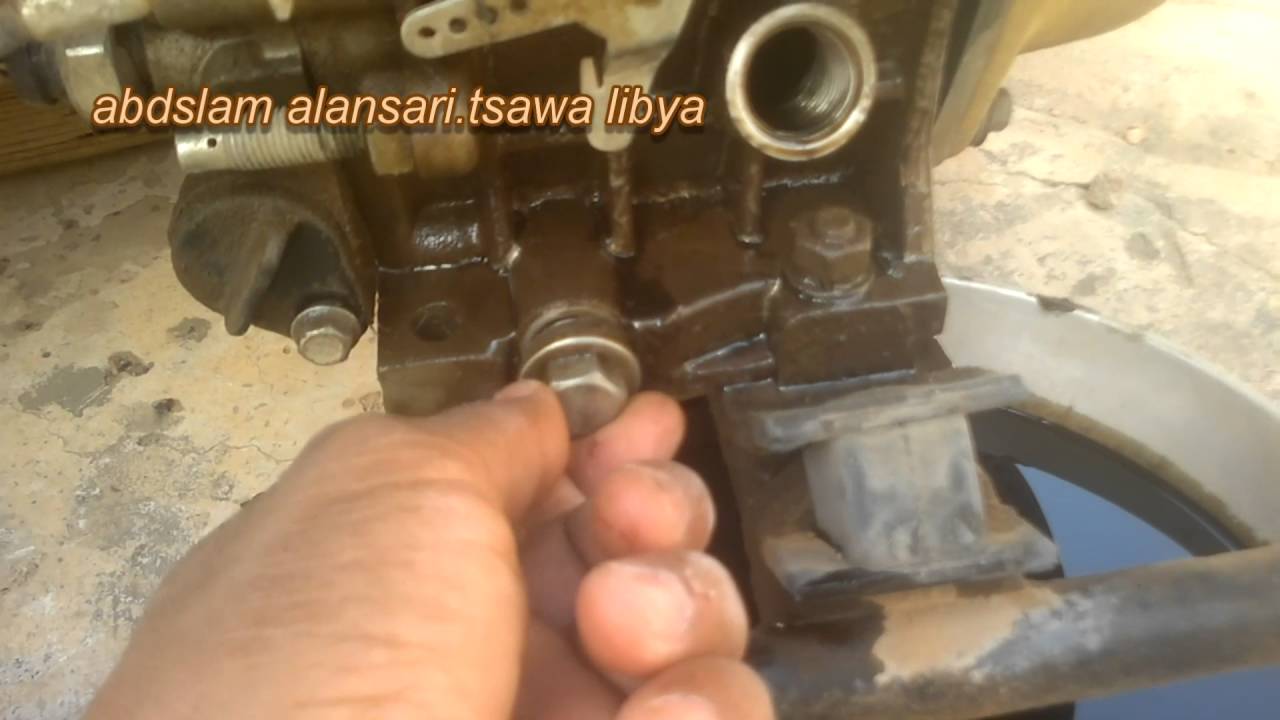 تغير زيت  وفلتر زيت لمولد كهربائي ديزل  Change the oil and filter diesel generator oil
