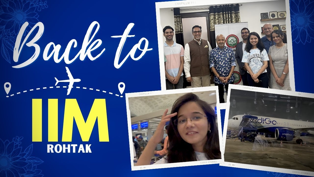 Surprise Visit To IIM Rohtak | IIM Campus Vlog | Ankusha Patil