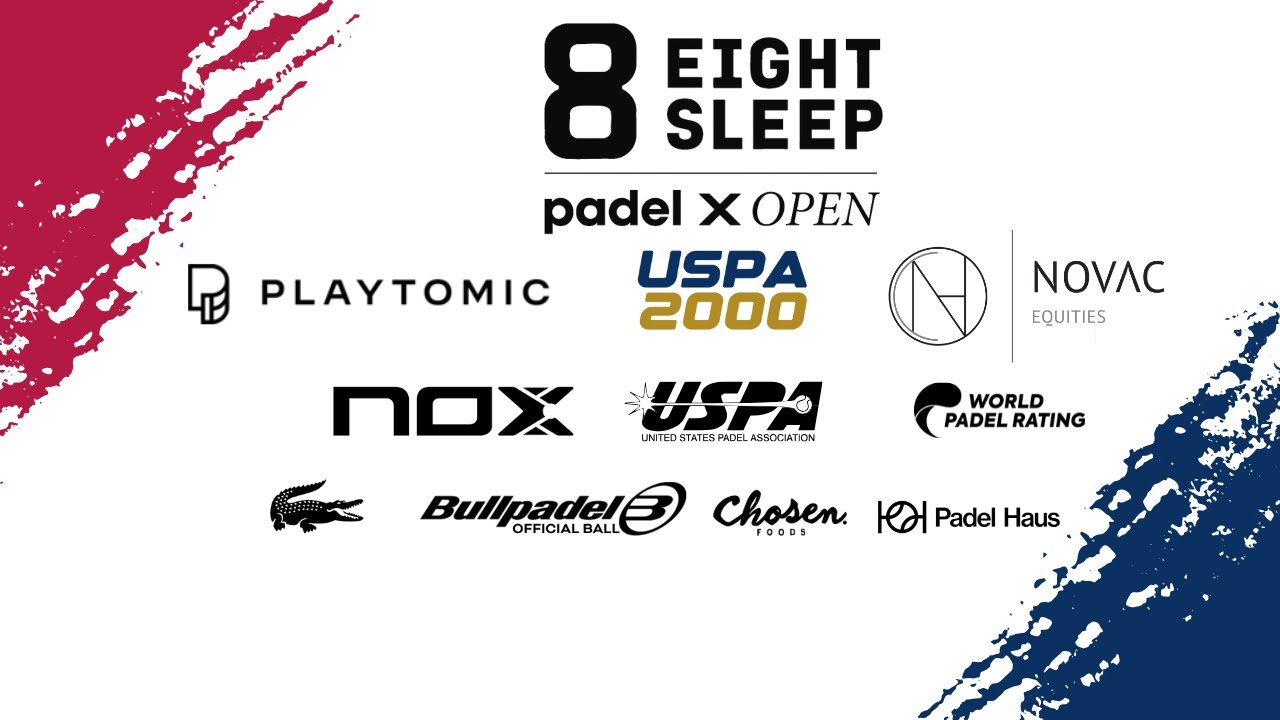 FINALS USPA 2000 8 SLEEP PADEL X OPEN Main Court - Sunday November 23rd 2025