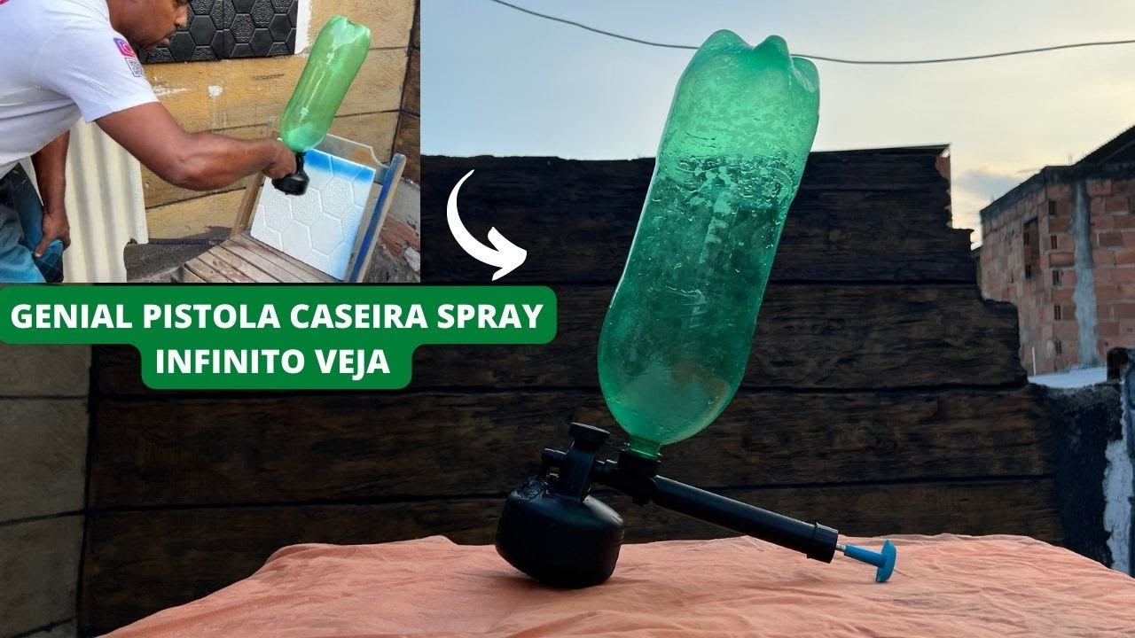 INVENÇÃO GENIAL PISTOLA CASEIRA ESSA IDEIA  DE GENIO VALE OURO VEJA E FAÇA