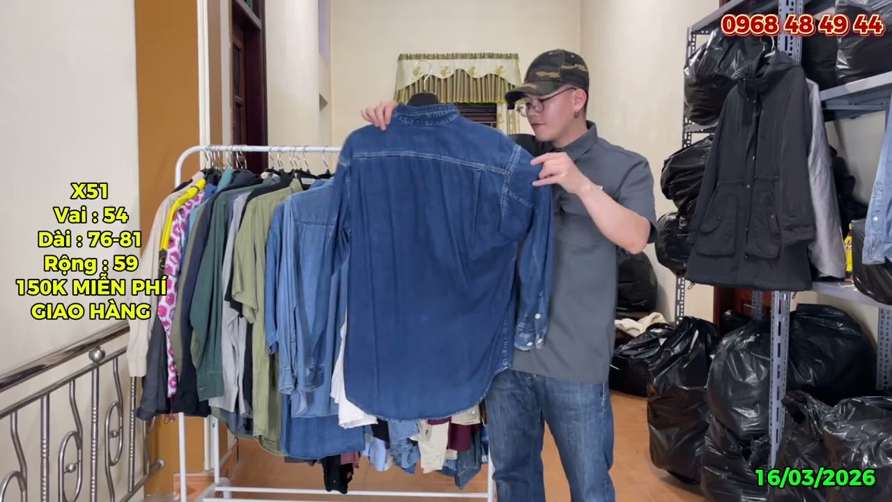 | Bền Dân Dã | Sale Sơ Mi Denim, Kaki, Cotton Hàng Si Kiện Mỹ, Nhật | Miễn Phí Giao Hàng |16/03/2026