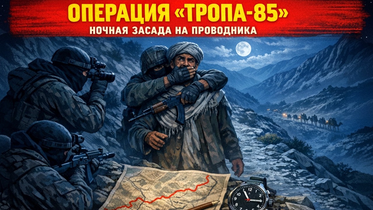 КАК ВЫЧИСЛЯЛИ ТРОПЫ В ГОРАХ: ОПЕРАЦИЯ «ТРОПА 85» НОЧНАЯ ЗАСАДА НА ПРОВОДНИКА