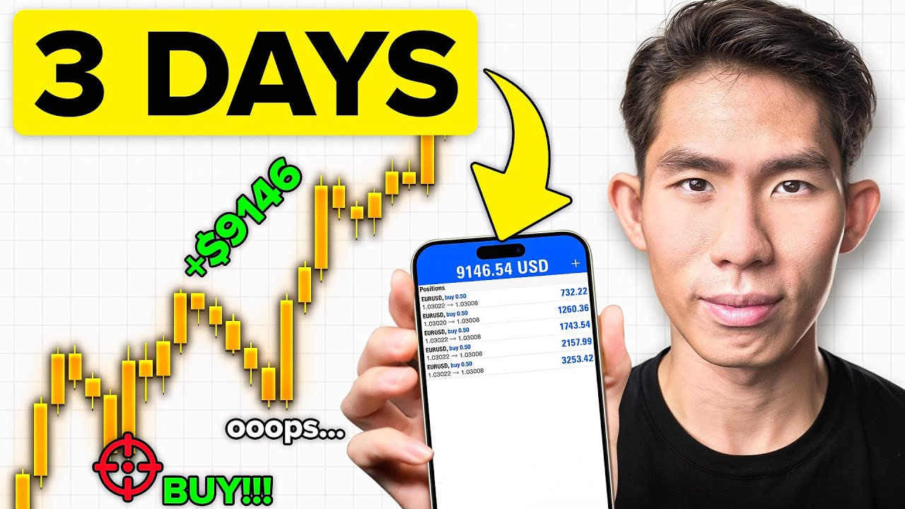 I turned $500 to $9000 in 3 Days trading GOLD&hellip;