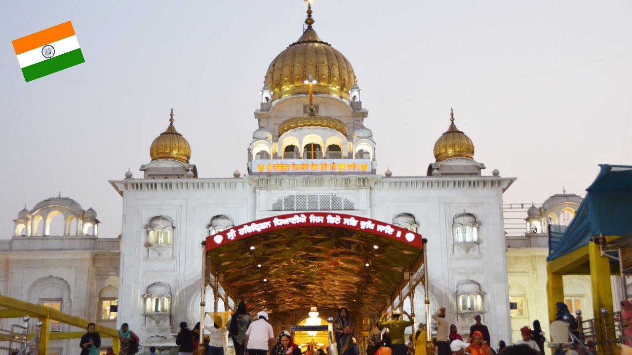 SIKH TEMPLE (GURUDWARA BANGLA SAHIB): SPIRITUAL HEART OF DELHI, INDIA (4K)