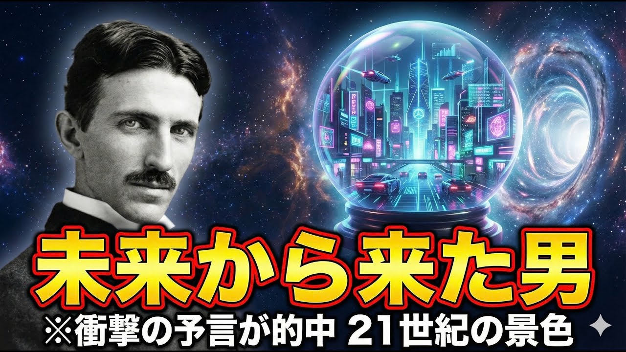【※99%は知らない】※衝撃※ テスラは未来から来たのか？彼が予言した21世紀の景色が正確すぎる