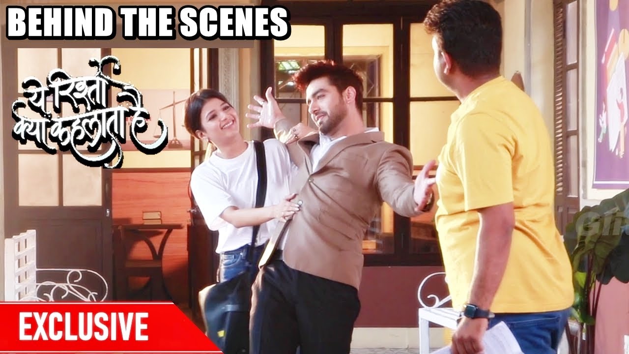 YRKKH: Samridhii Shukla & Rohit Purohit aka Abhira & Armaan REHEARSE The Slip, Fall & Catch Scene