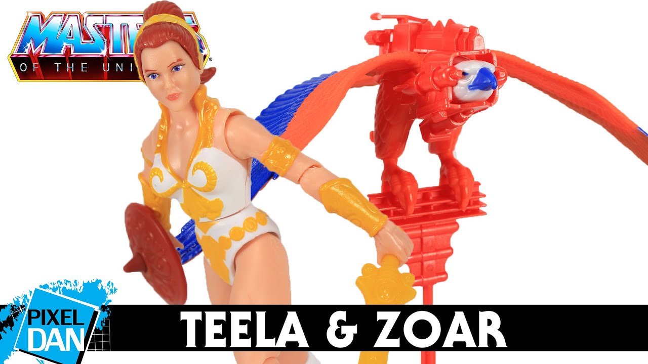 ZOAR & TEELA MOTU Origins Action Figure Review | Masters of the Universe Origins