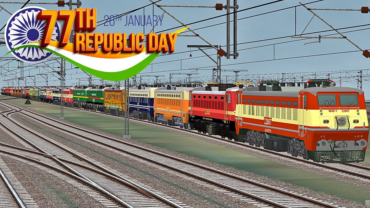 🇮🇳 Happy 77th Republic Day 🇮🇳 | ARAKKONAM ELECTRIC LOCO SHED (AJJE) Locomotive Mania