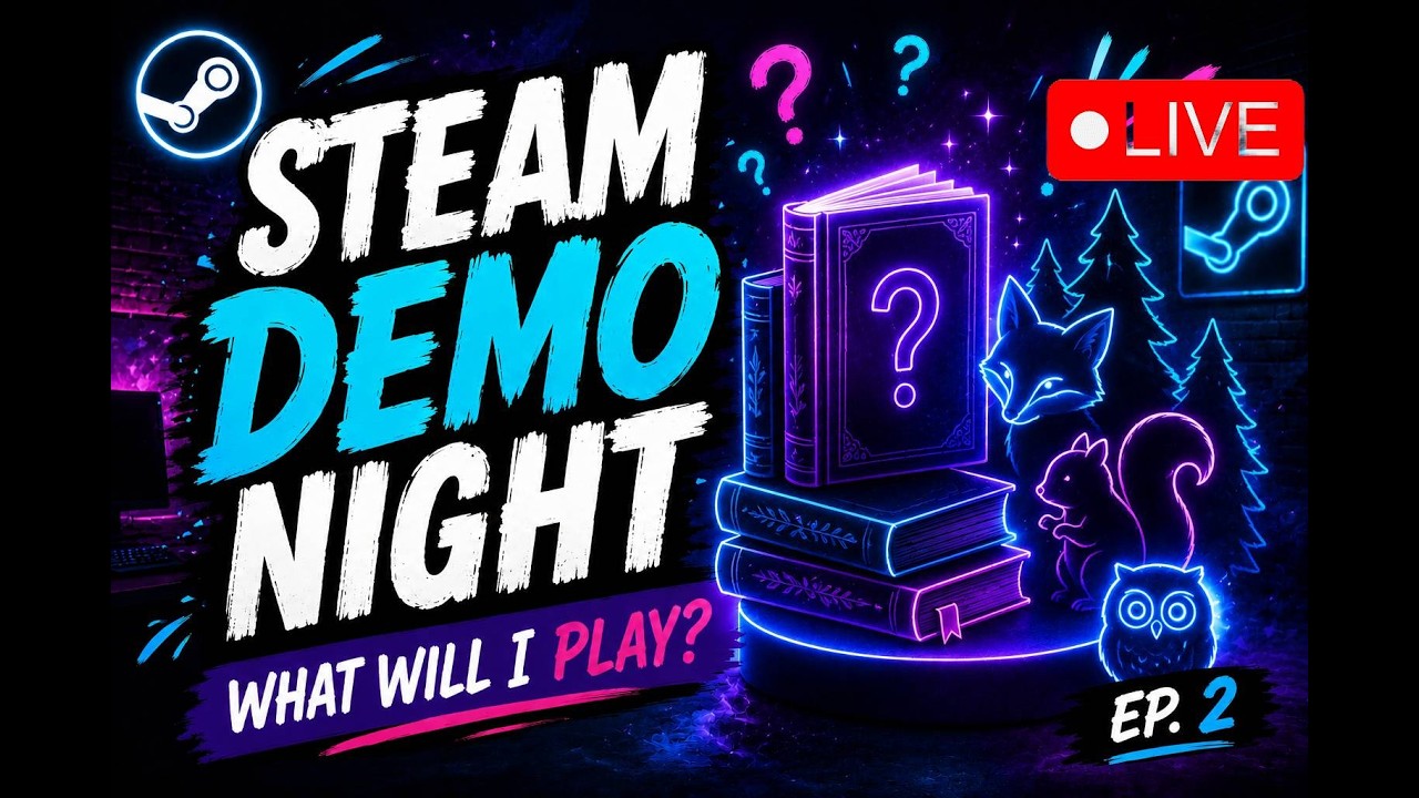 🔴Steam Demo Night | Ep 2: Wholesome Games?