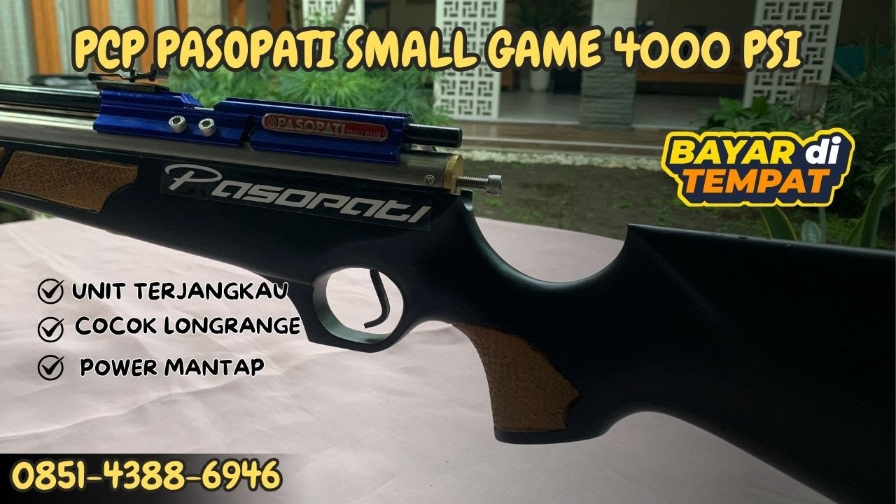 HARGA SENAPAN PCP PASOPATI SMALL GAME OD 27 TERBARU 2025