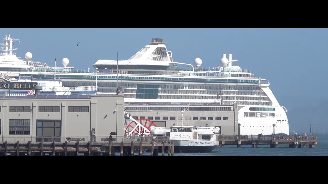 RADIANCE OF THE SEAS. Pier 27. San Francisco, CA as viewed from Pier 14. Sony RX10 IV, 32% stabilize