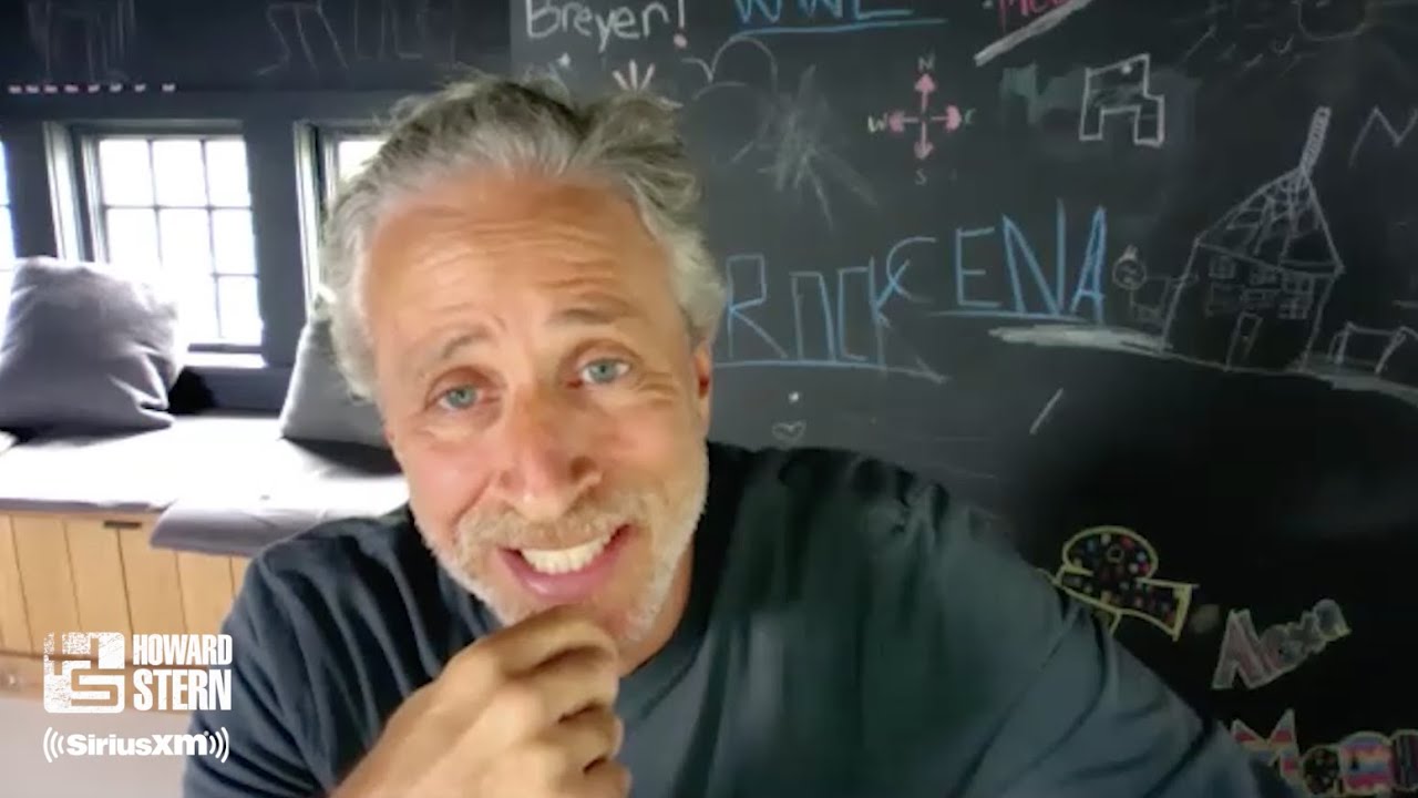 Jon Stewart Is Learning to Play the Drums