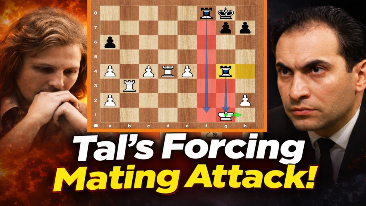 Mikhail Tal Unleashes Devastating Kingside Pressure Leading To A Brilliant Forced Mate Net