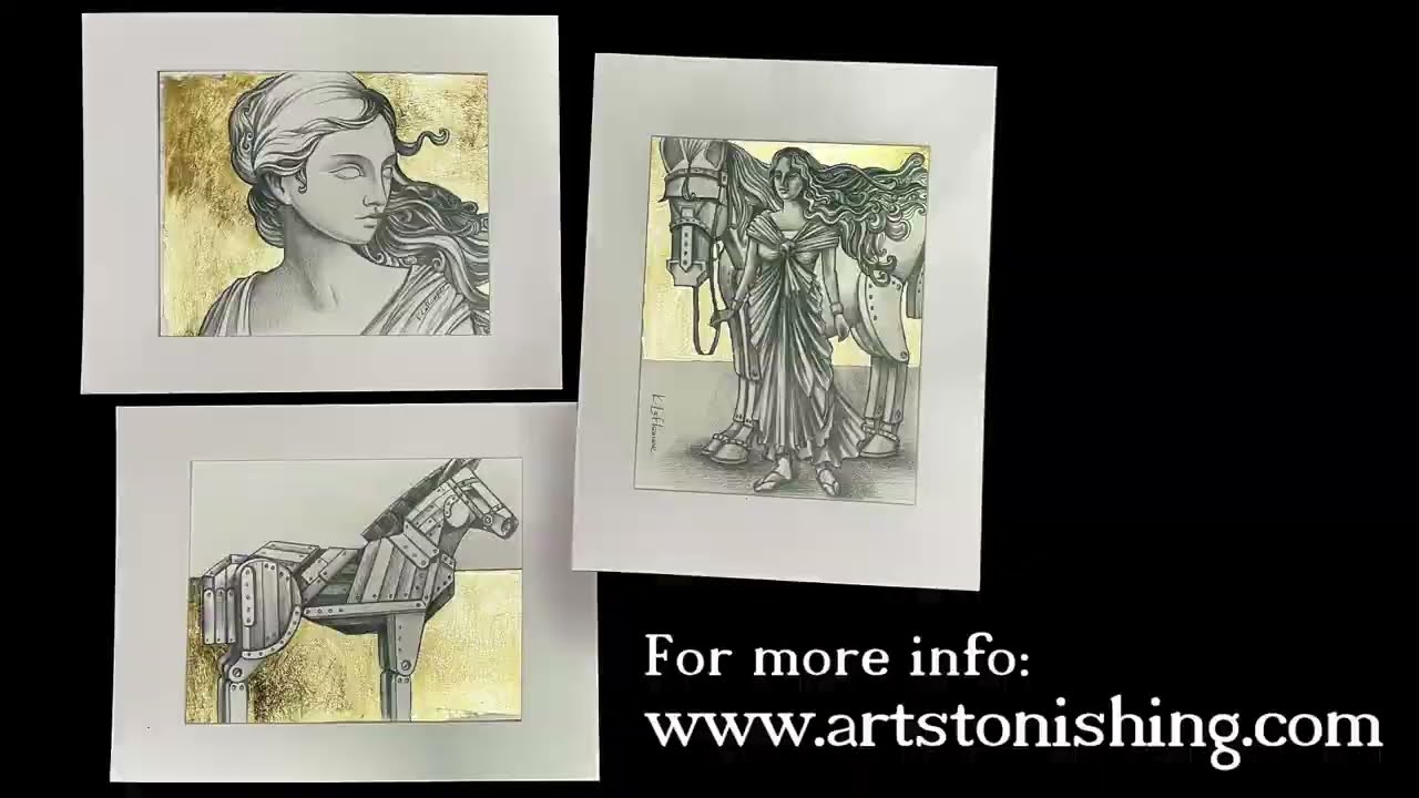 Gold Leaf Drawings