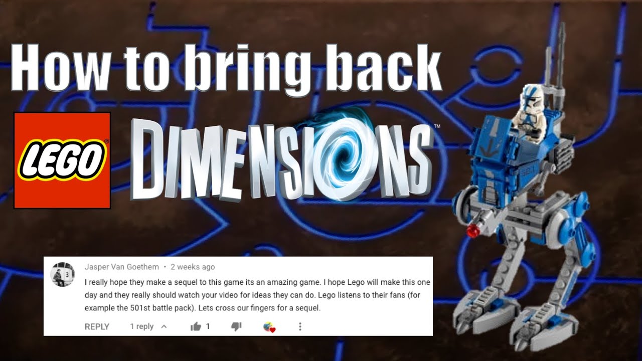 How to Bring Back Lego Dimensions