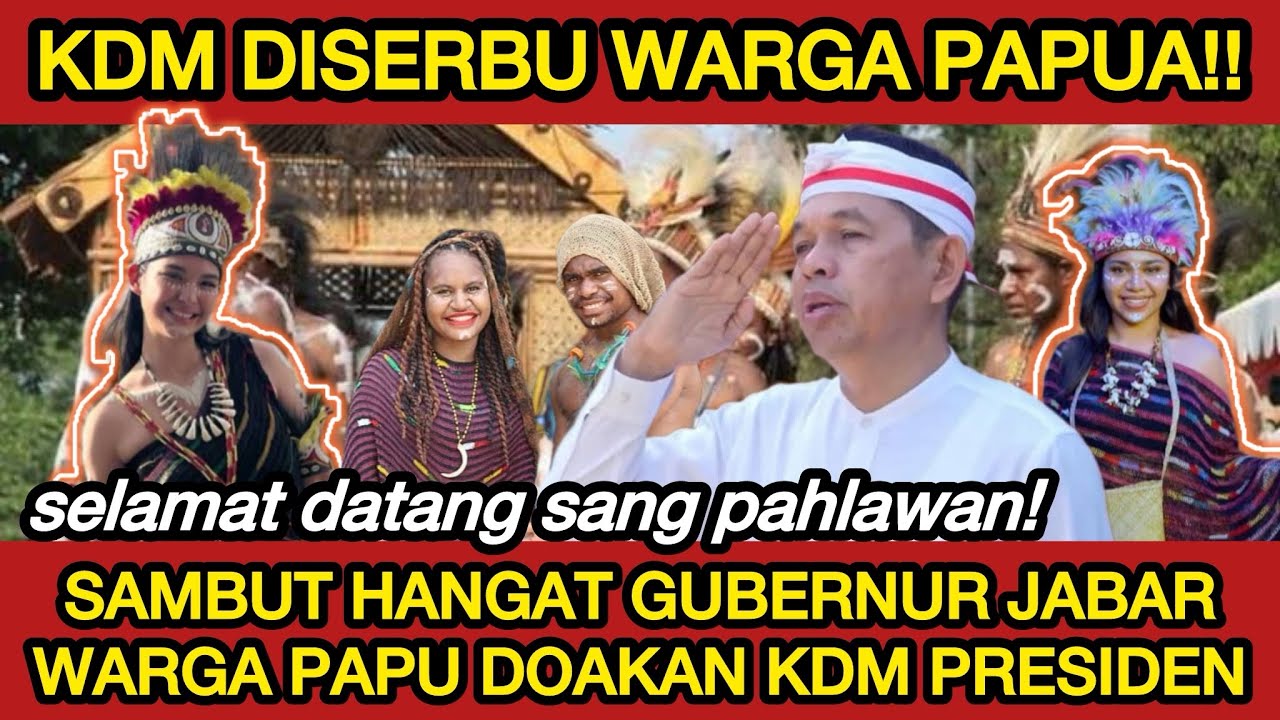 KDM DISERBU WARGA PAPUA PEDALAMAN‼️BERIKAN BEASISWA DAN DIDOAKAN JADI PRESIDEN INDONESIA MASA DEPAN!