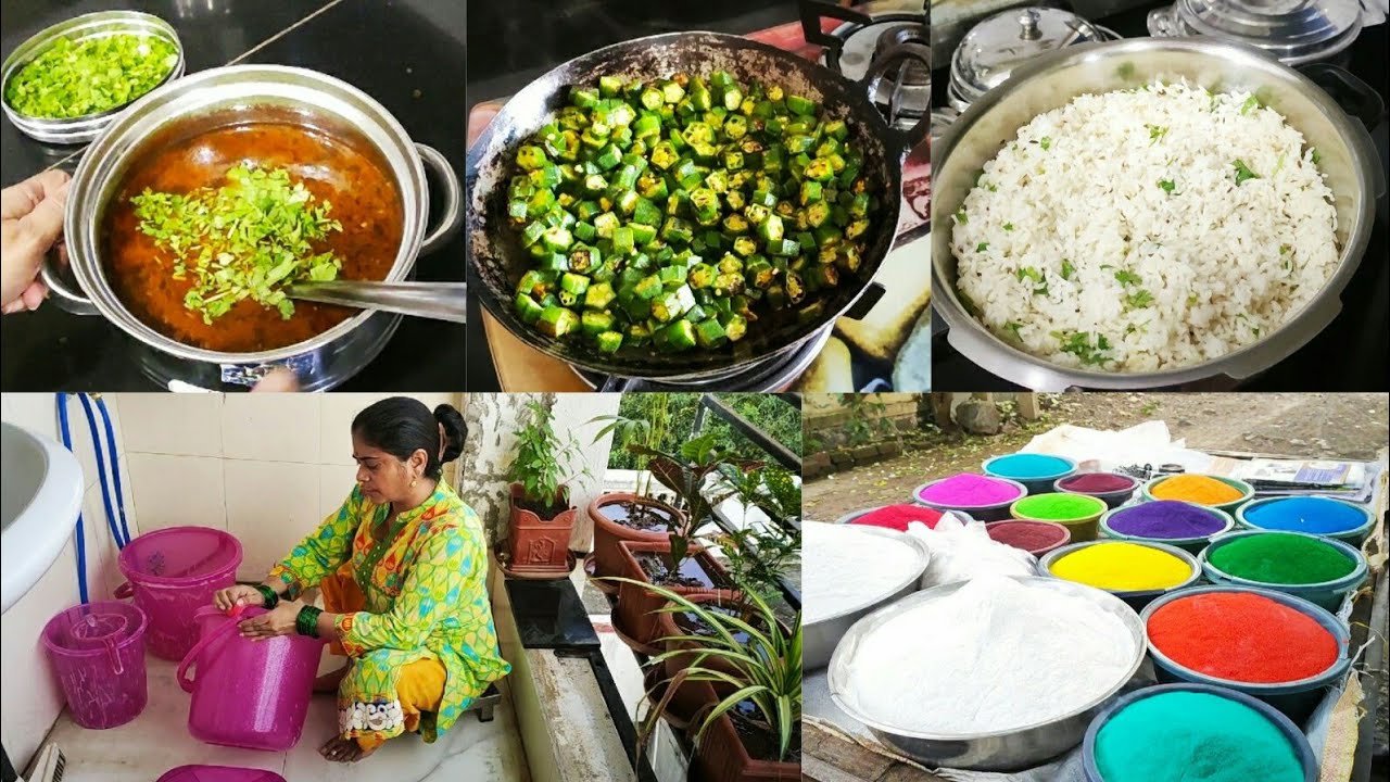 🌻BREAKFAST TO DINNER FULLDAY ROUTINE, NO ONION GARLIC RAJMA MASALA, RAITA MASALA, BHINDI FRY, PHULKA