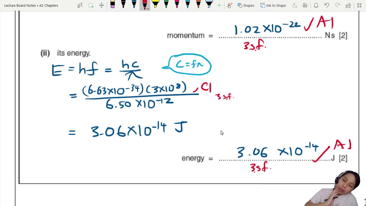 22.2b Ex1 MJ15 P41 Q8 Photon Deflection | A2 Quantum Physics | Cambridge A Level Physics