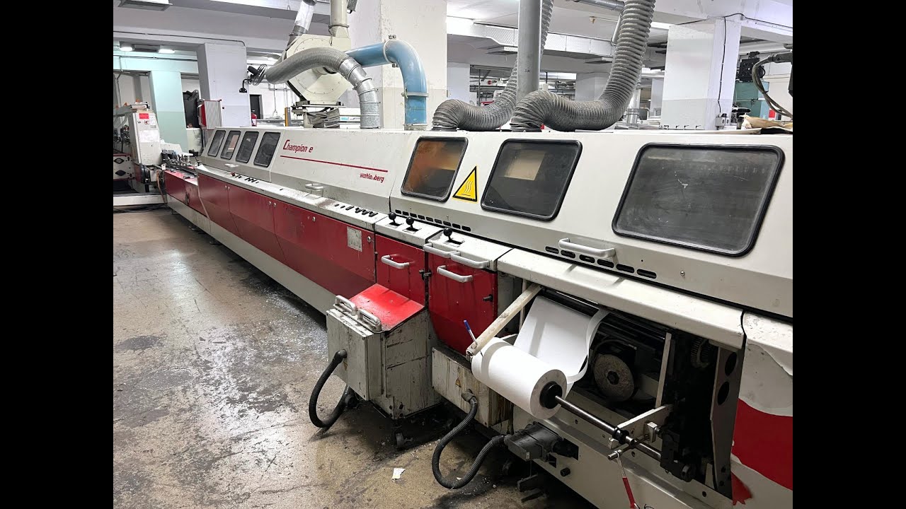 Wohlenberg Champion E perfect binding line