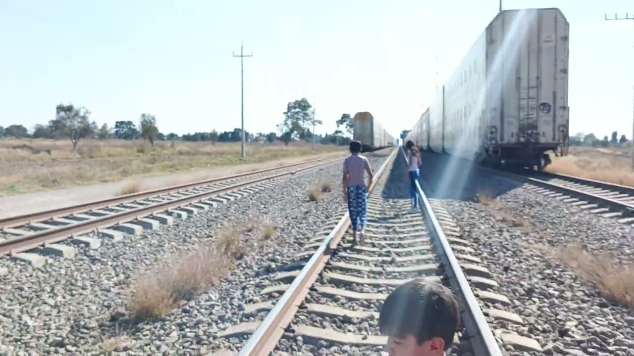 Fuimos a caminar alas vías no pasó el tren