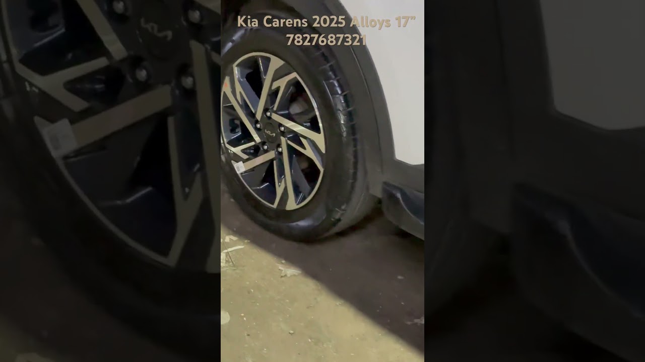 2025 Kia Carens Updated 17&rdquo; Diamond Cut Alloy Wheels | Available at Motorbhp - 1st in India