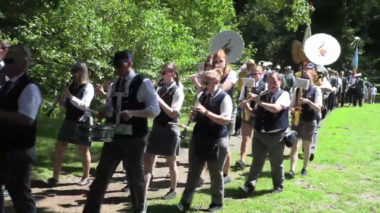 Schützenfest in Diepholz 2025 - Abnahme der Front