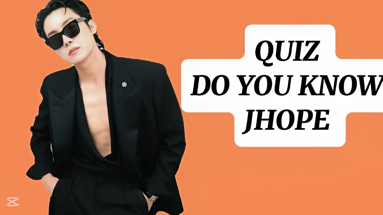 BTS JHOPE QUIZ| HOW WELL DO YOU KNOW | (JHOPE ) 🤔🤔