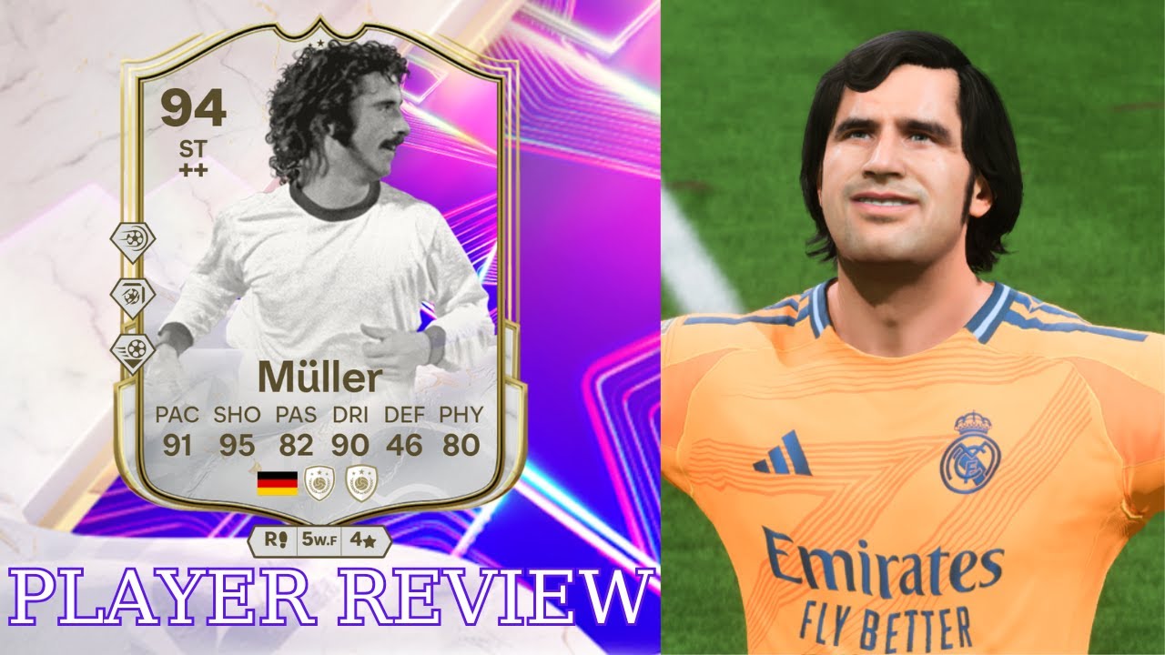 INSANE SHOOTING!🎯 SBC 94 DREAMCHASERS ICON Muller Player review - EA FC 25