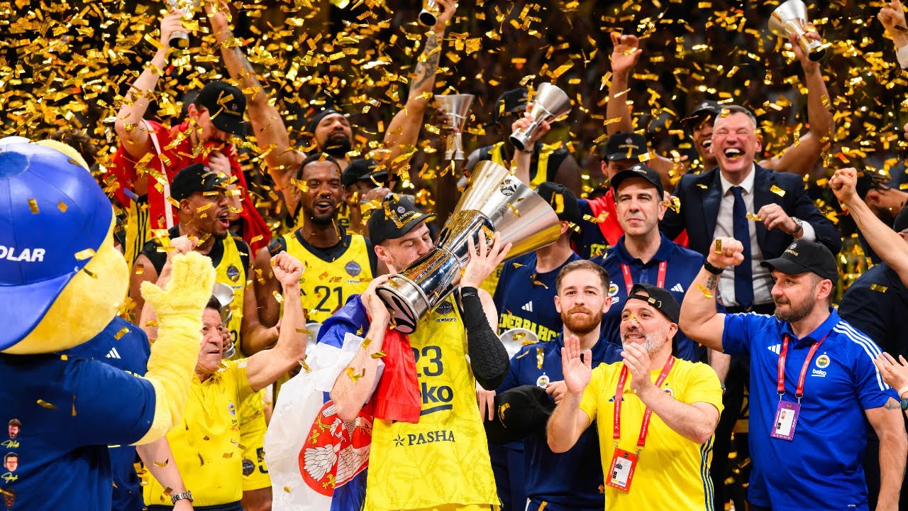 FINAL Seconds of the 2025 Final Four | FENERBAHCE Celebrations I Fenerbahce vs AS Monaco