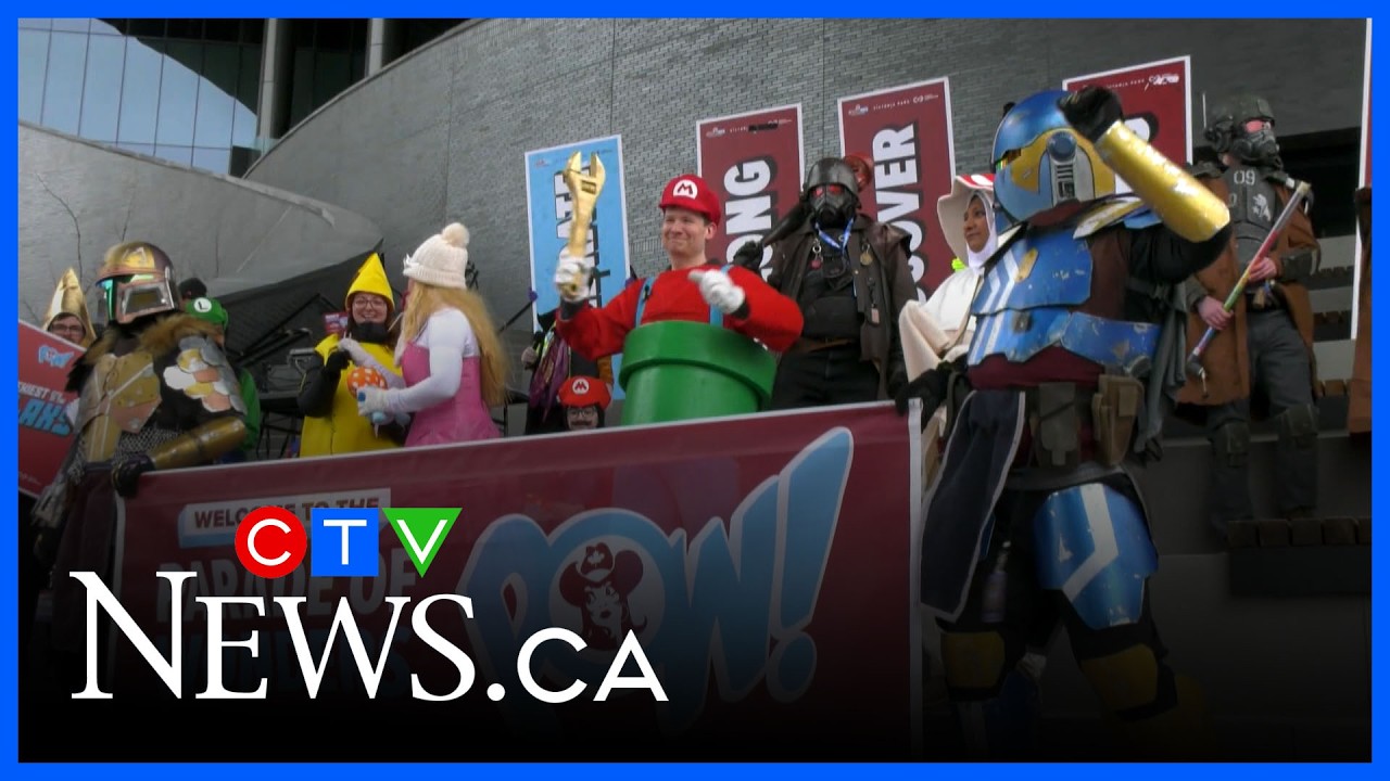 Тысячи людей стекаются на выставку Calgary Expo.