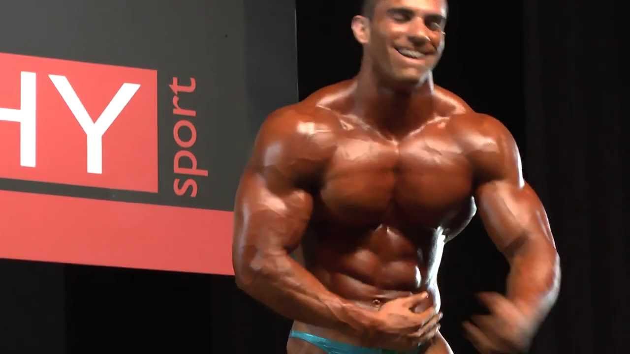 Leandro Gomes - Competitor No 58 - Class 2 - Prejudging - NABBA World 2013