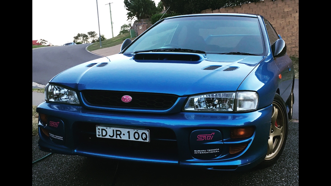 gc8 wrx sti review. 2 door beast. Australian delivered model. 1999 version 5