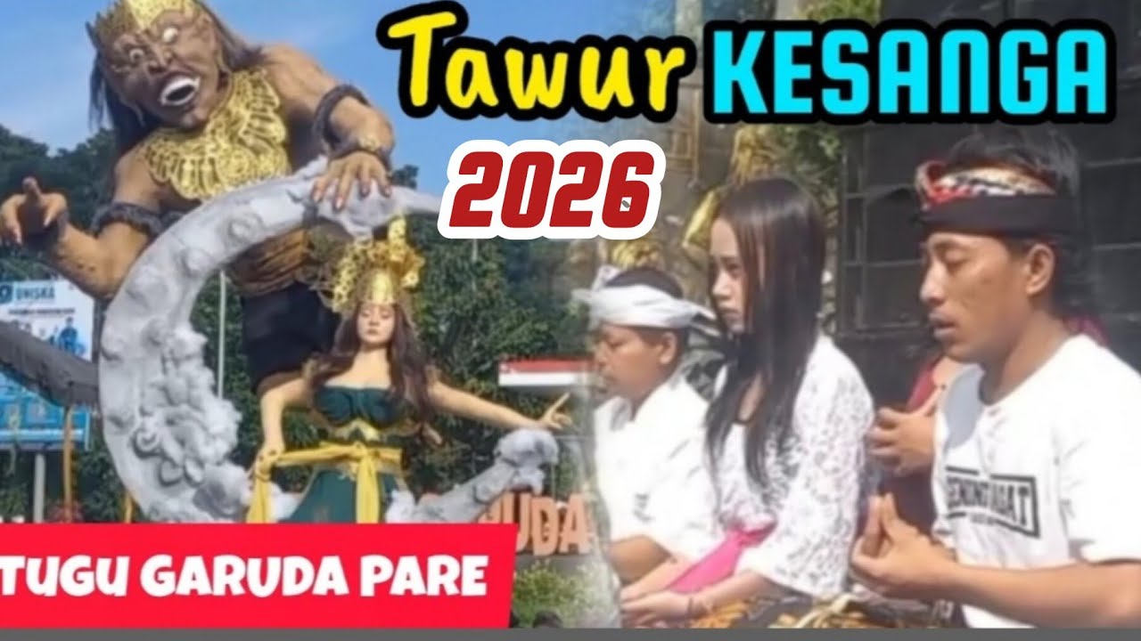 RITUAL TAWUR KESANGA UMAT HINDU Di TUGU GARUDA PARERitual @bantengsuro72 