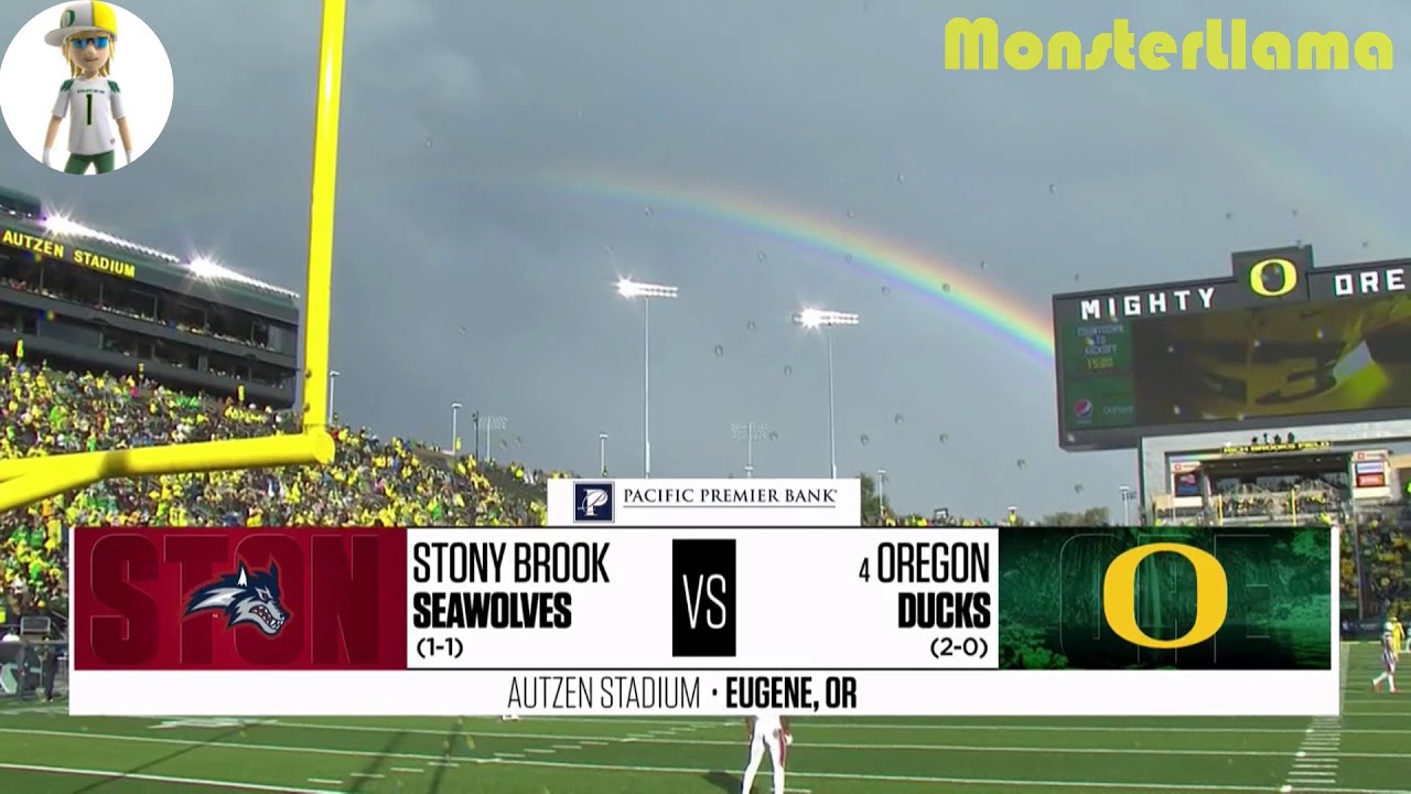 Stony Brook @ #4 Oregon 2021 [Oregon Ducks highlights]  💚🦆🏈