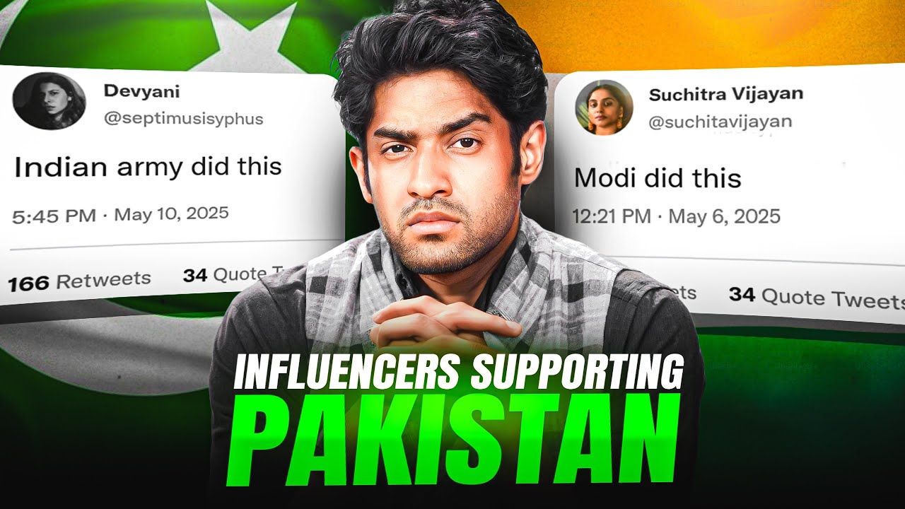 Indian Influencers Supporting Pakistan!