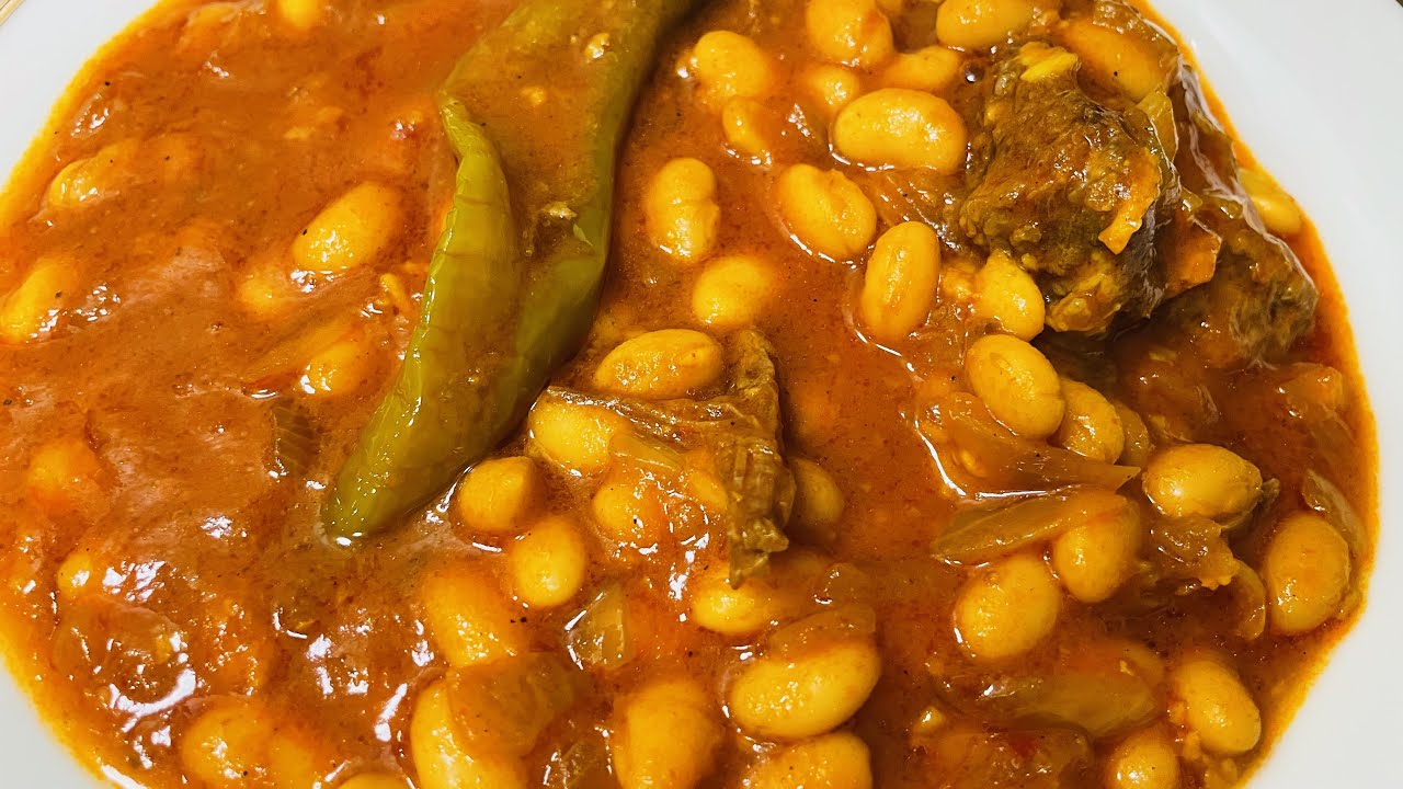 المطبخ التونسي: مرقة لوبيا بالبقري loubya bel ba9ri