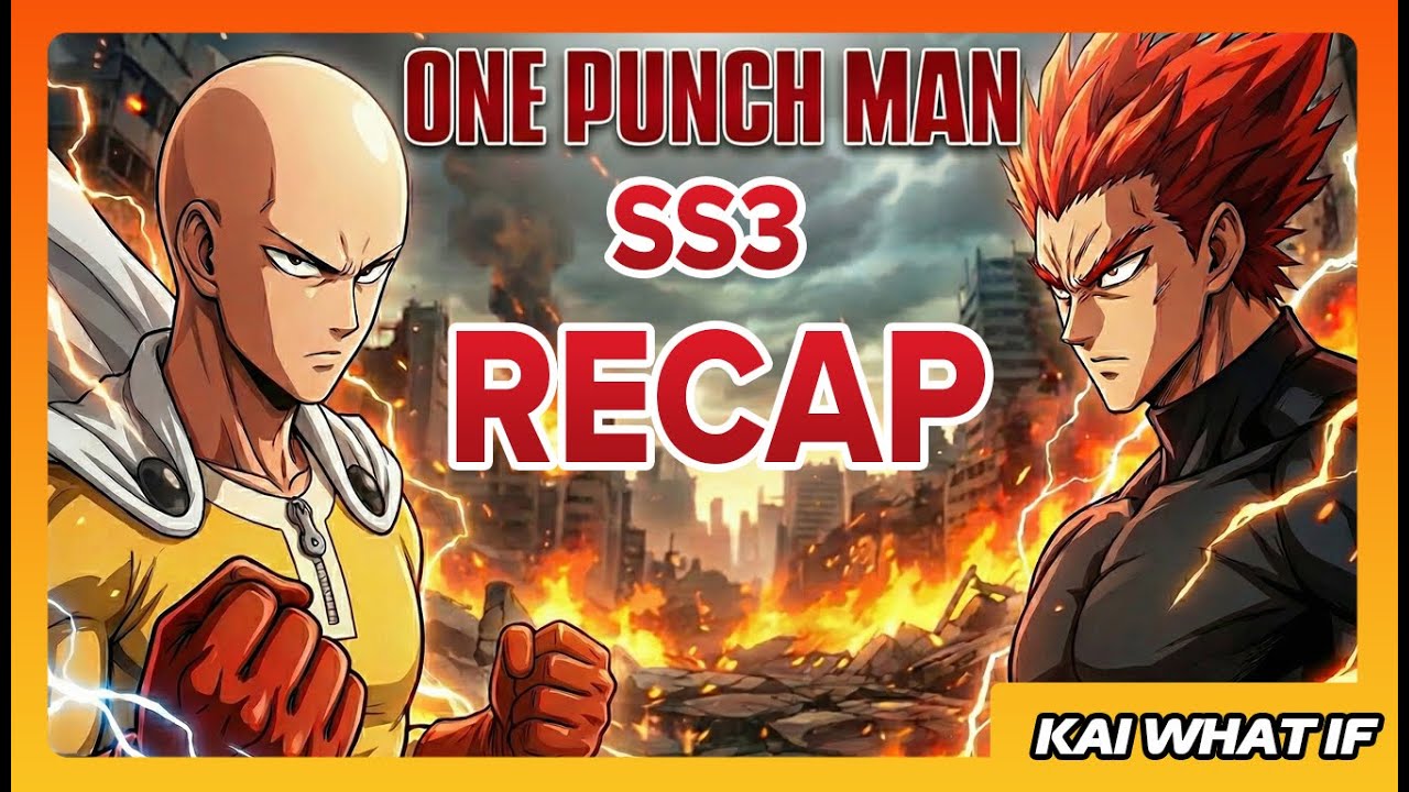 Season 3 Recap | One Punch Man - The man who solves problems with one punch  #onepunchman #anime