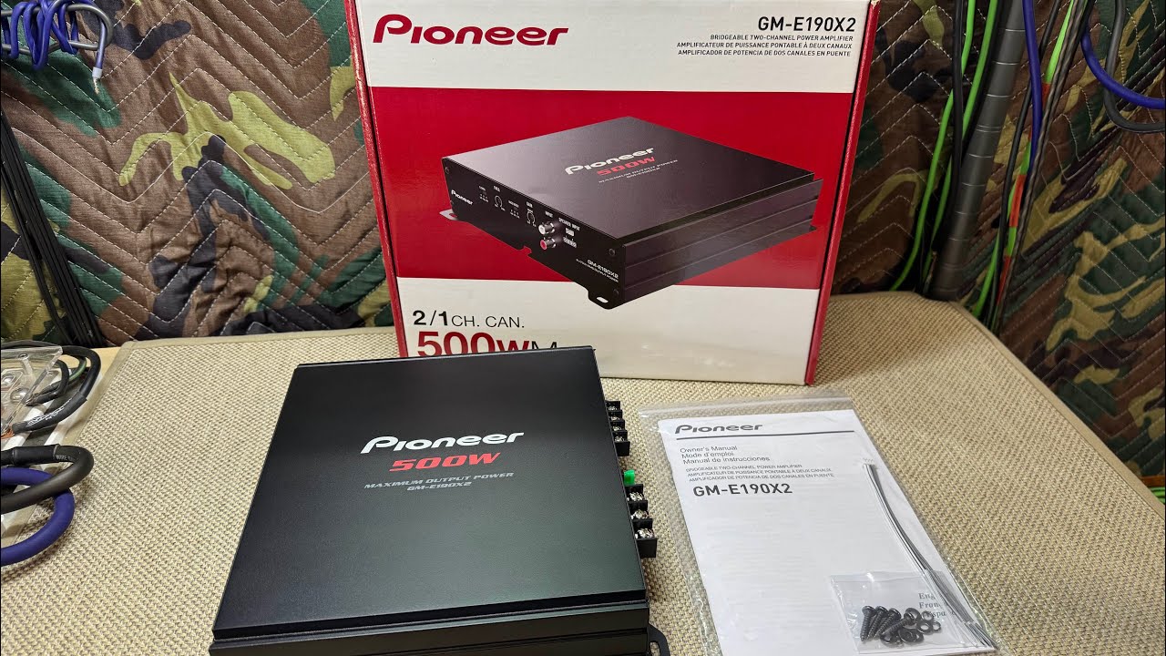 Pioneer GM-E190X2 Overview and Amp Dyno