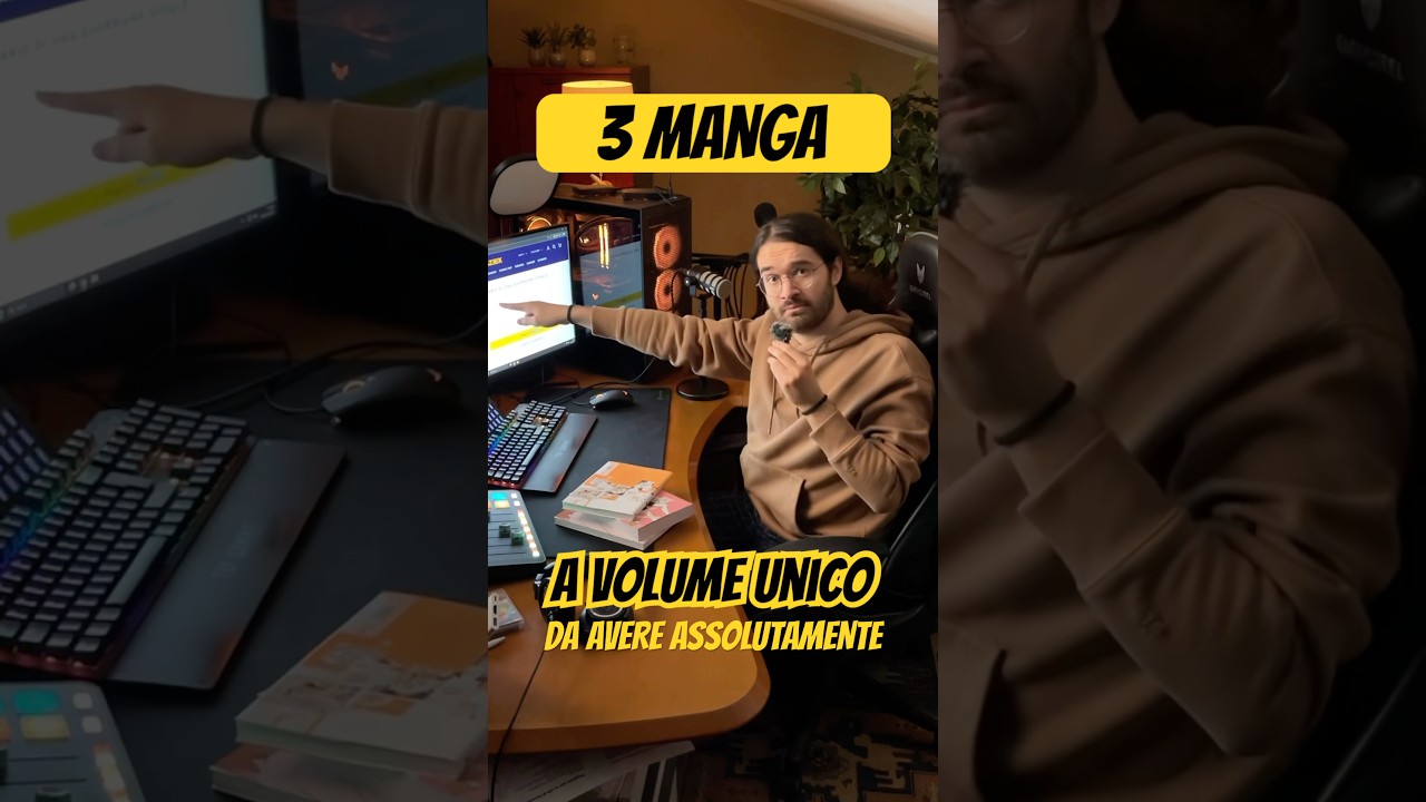 3 MANGA Unici da Avere in COLLEZIONE! #manga #mangaita