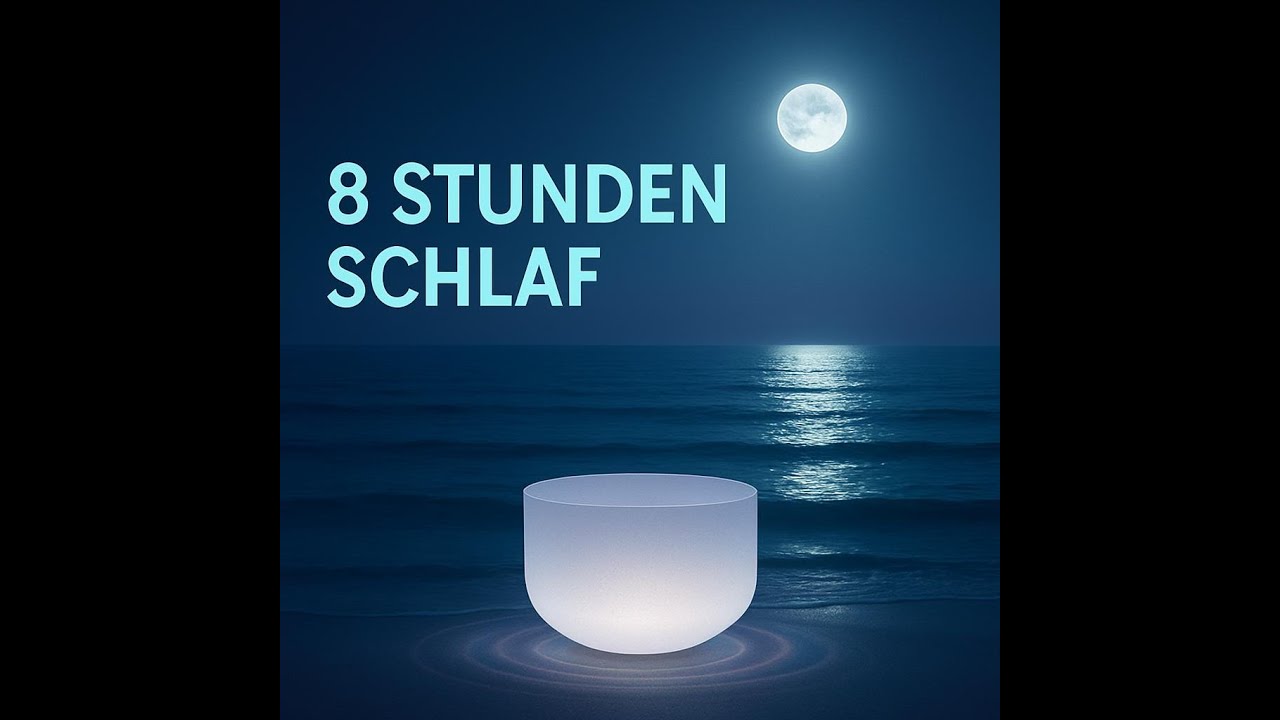 8 Stunden Klangbad zum Tiefschlafen 🌊 Klangbad mit Meeresrauschen und Quarzschalen