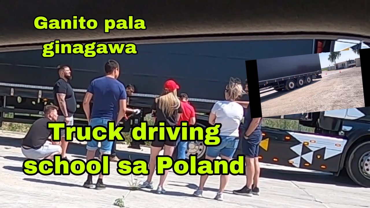 Ganito pala ginagawa sa truck driving school sa Poland