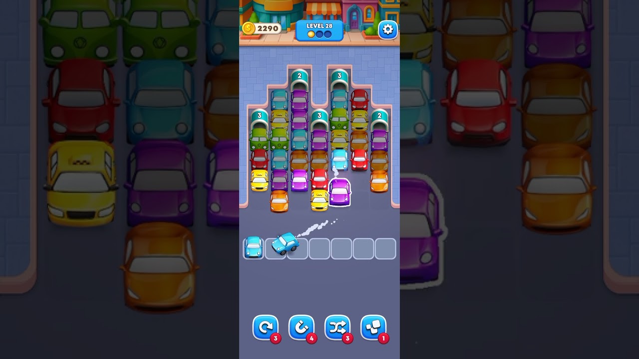 Parking Sort Traffic Puzzle Gameplay Walkthrough Level 26-30