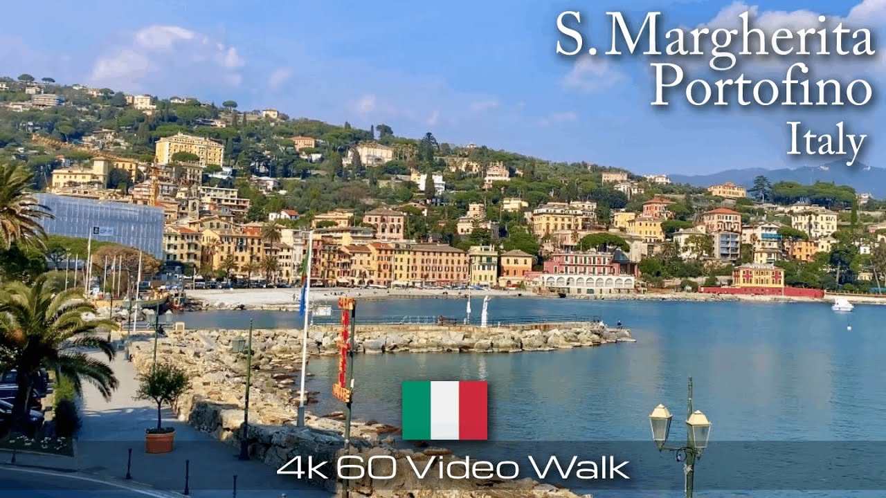 🇮🇹 Portofino/Santa Margherita Ligure | 4K Walk Virtual Tour 2021