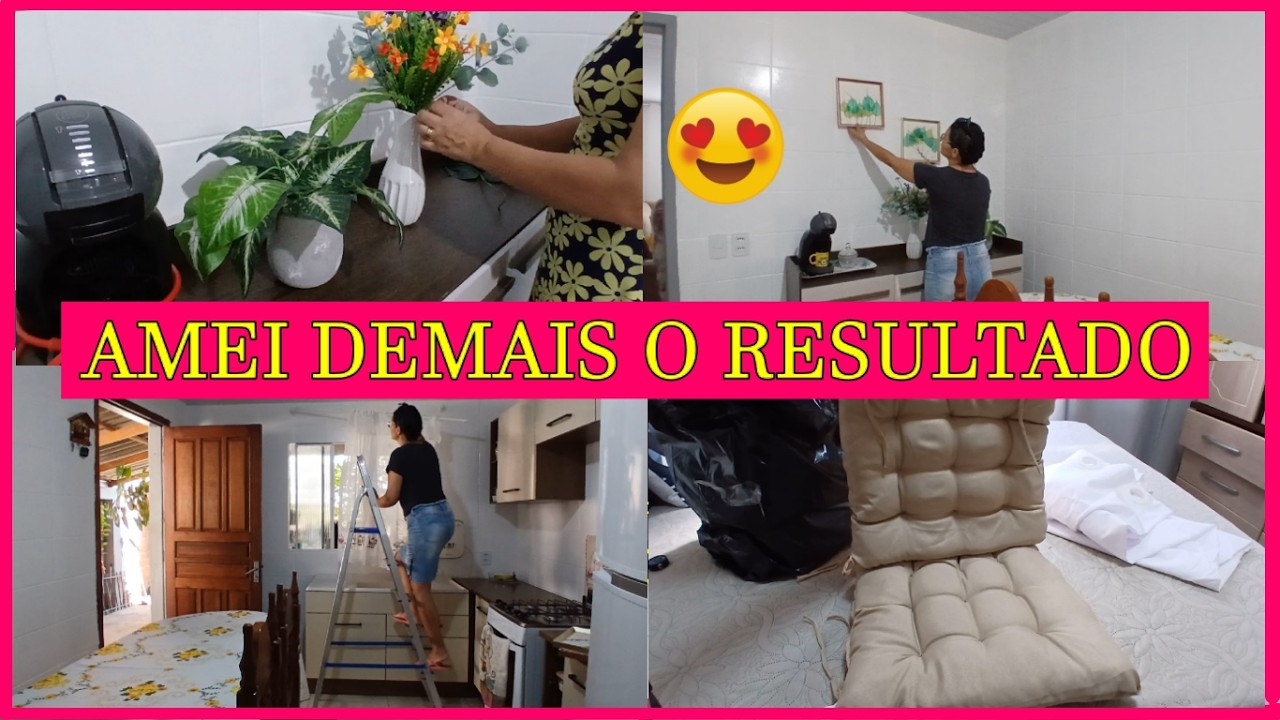 CHEGOU AS COISAS QUE COMPREI PRA COZINHA / LIMPEI E ORGANIZEI / E AMEI