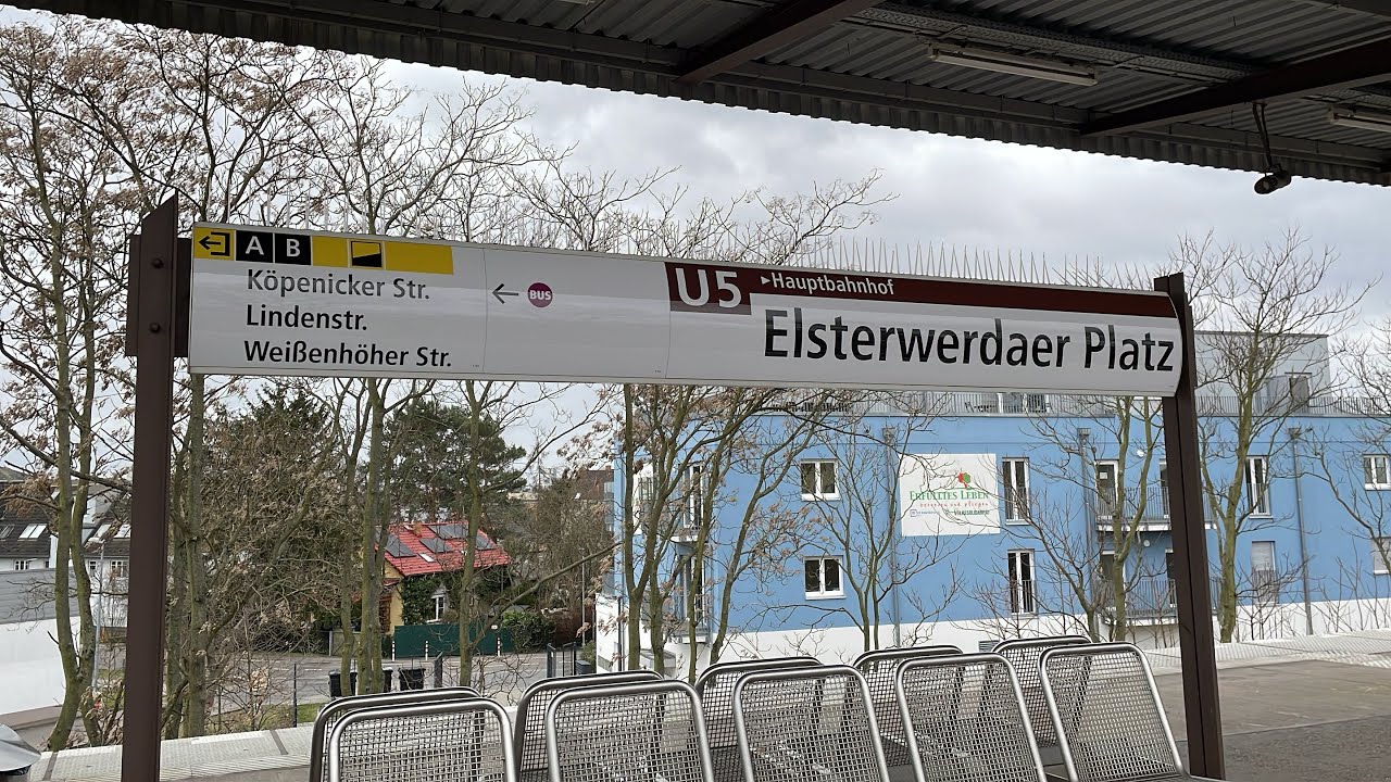 Bvg Gleisarbeiter + H Zug 5001 | U Elsterwerdaer Platz